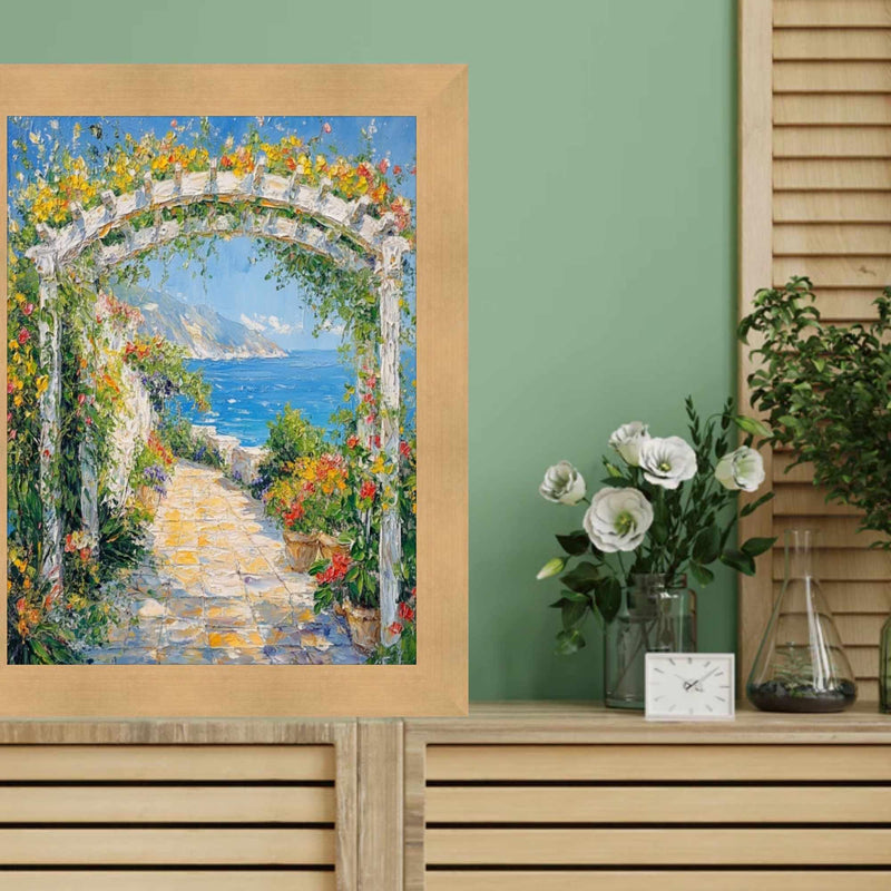 27x41 Frame Brushed Gold Metal Bronze Picture Frame