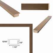 22x30 Frame Brushed Gold Metal Bronze Picture Frame