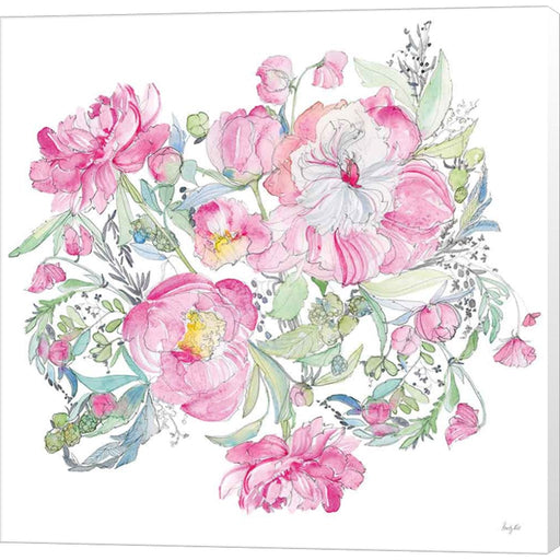 Pink Peonies by Kristy Rice, Canvas Art