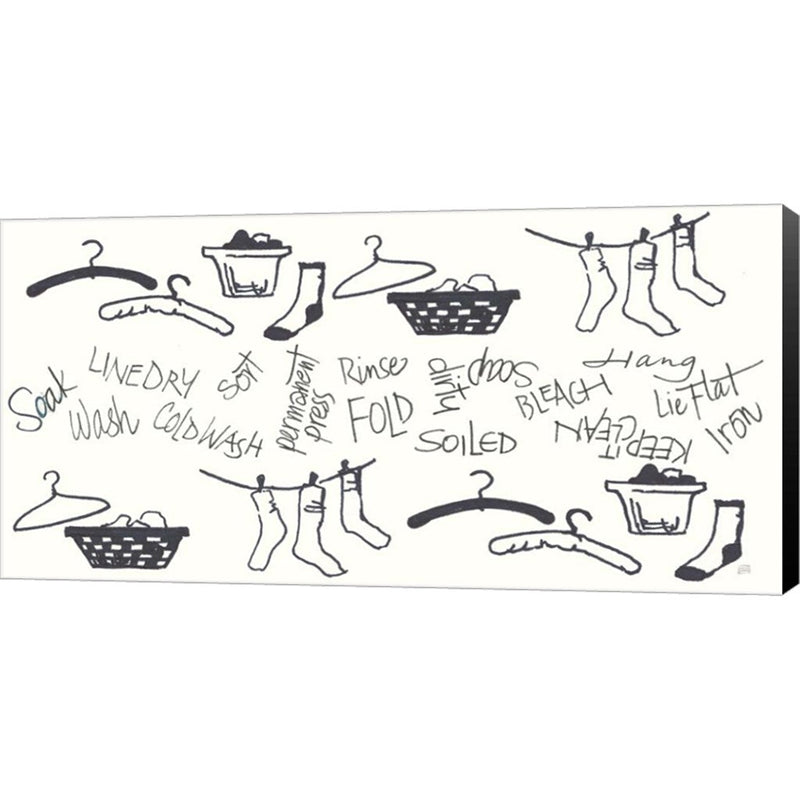Laundry Room Sayings II by Chris Paschke, Canvas Art