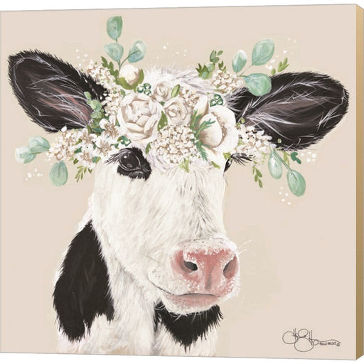 Patience the Cow by Hollihocks Art, Canvas Art