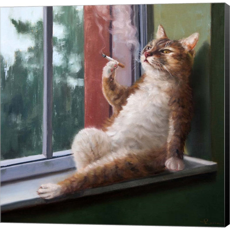 Rainy Day Blues by Lucia Heffernan, Canvas Art