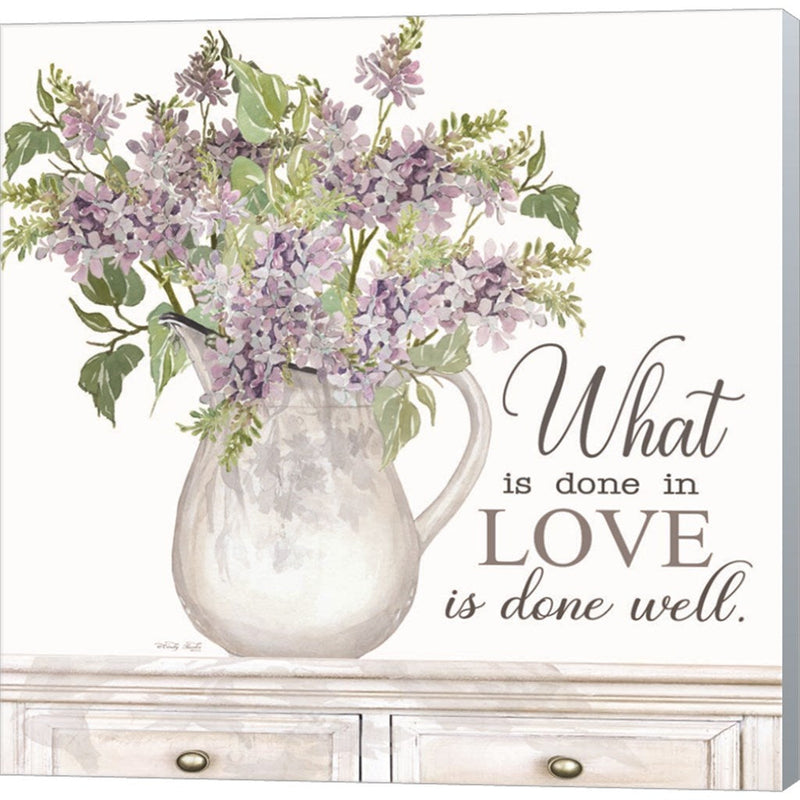 What is Done in Love by Cindy Jacobs, Canvas Art