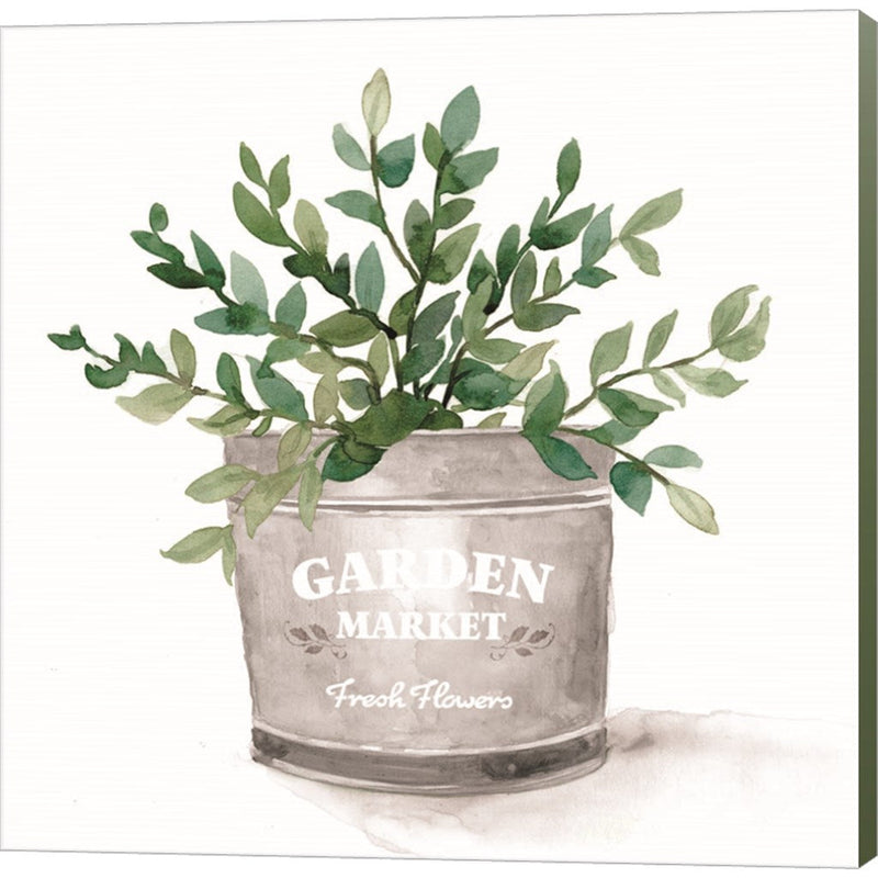 Garden Market Bucket by Dogwood Portfolio, Canvas Art