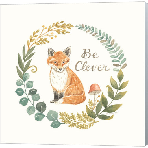 Be Clever Fox by Deb Strain, Canvas Art