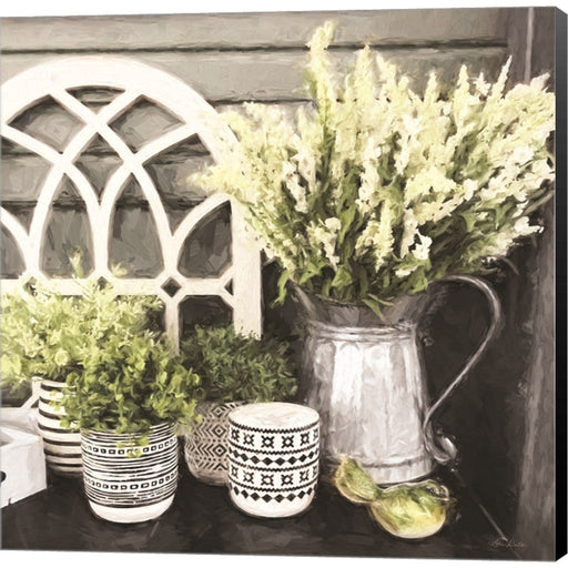 Black and Green Still Life by Lori Deiter, Canvas Art