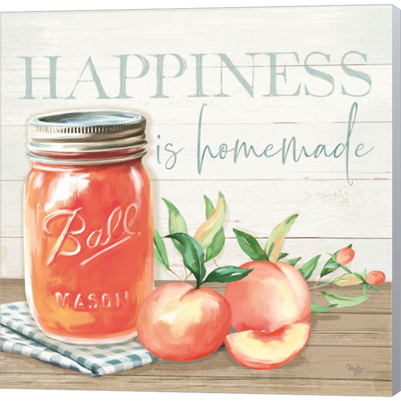 Happiness is Homemade by Mollie B., Canvas Art