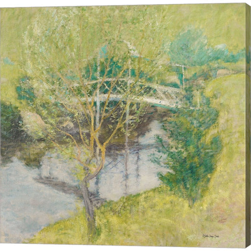 John Henry Twachtman - The White Bridge by Stellar Design Studio, Canvas Art