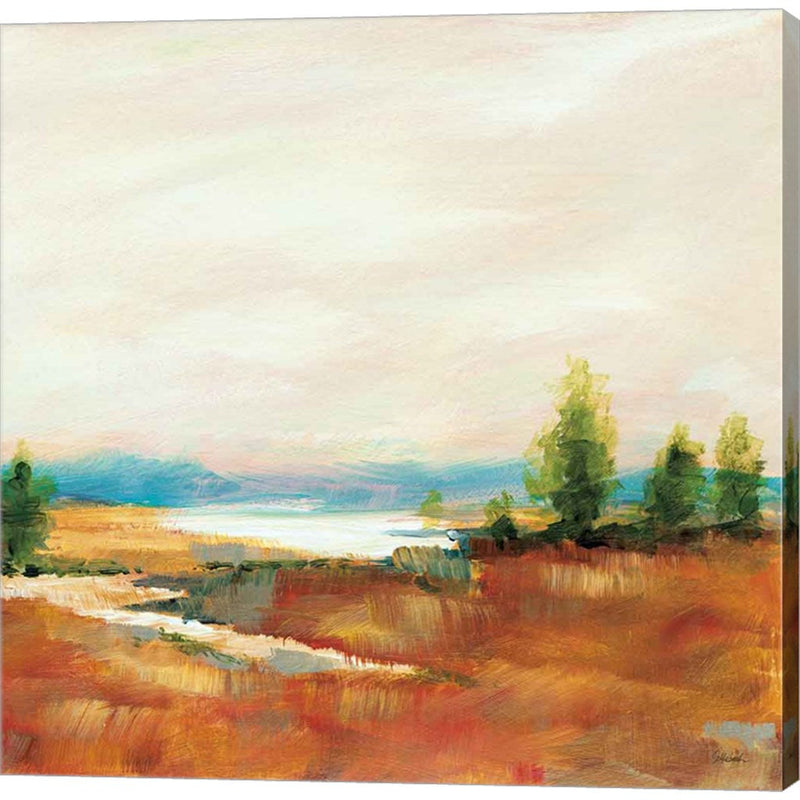 Amity Pond Sq by Sue Schlabach, Canvas Art