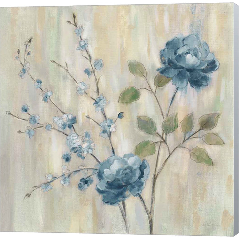 Contemporary Chinoiserie Blue by Silvia Vassileva, Canvas Art