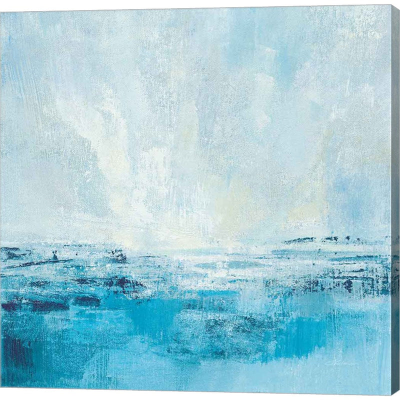 Coastal View II Aqua by Silvia Vassileva, Canvas Art