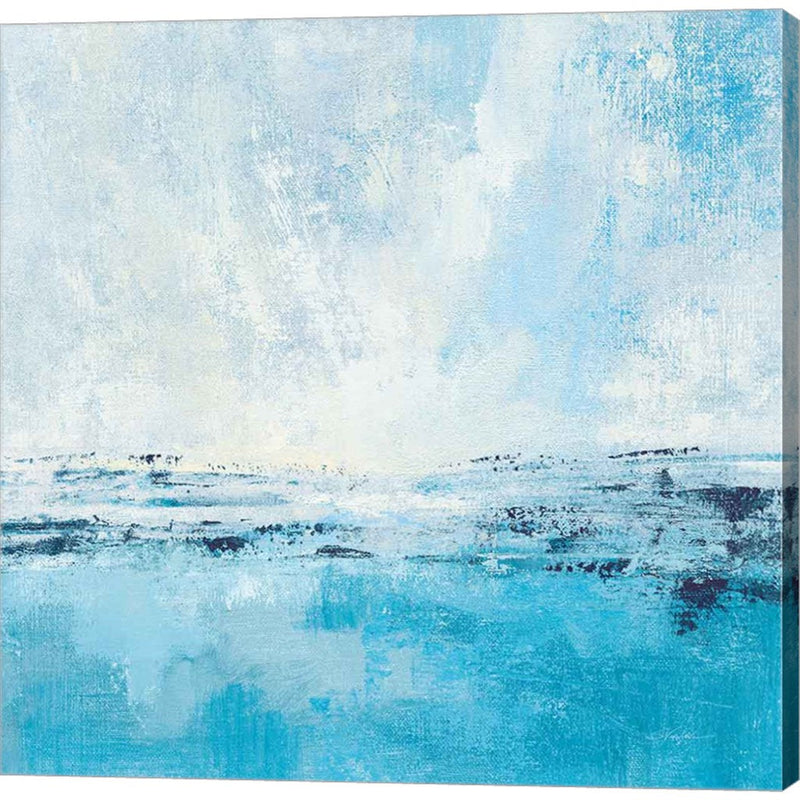 Coastal View I Aqua by Silvia Vassileva, Canvas Art