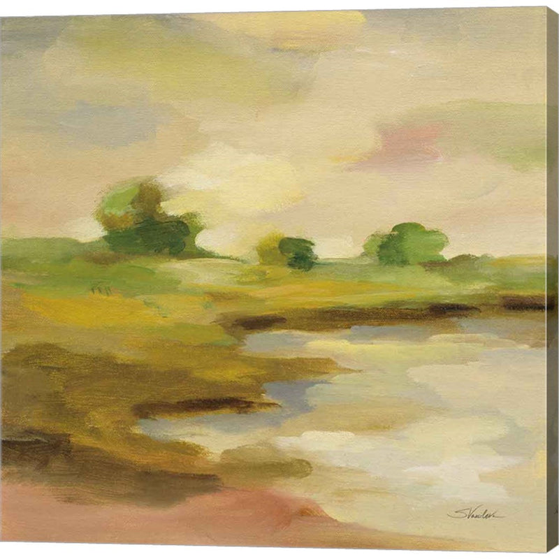 Chartreuse Fields II by Silvia Vassileva, Canvas Art