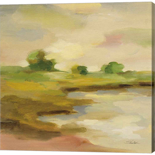 Chartreuse Fields II by Silvia Vassileva, Canvas Art