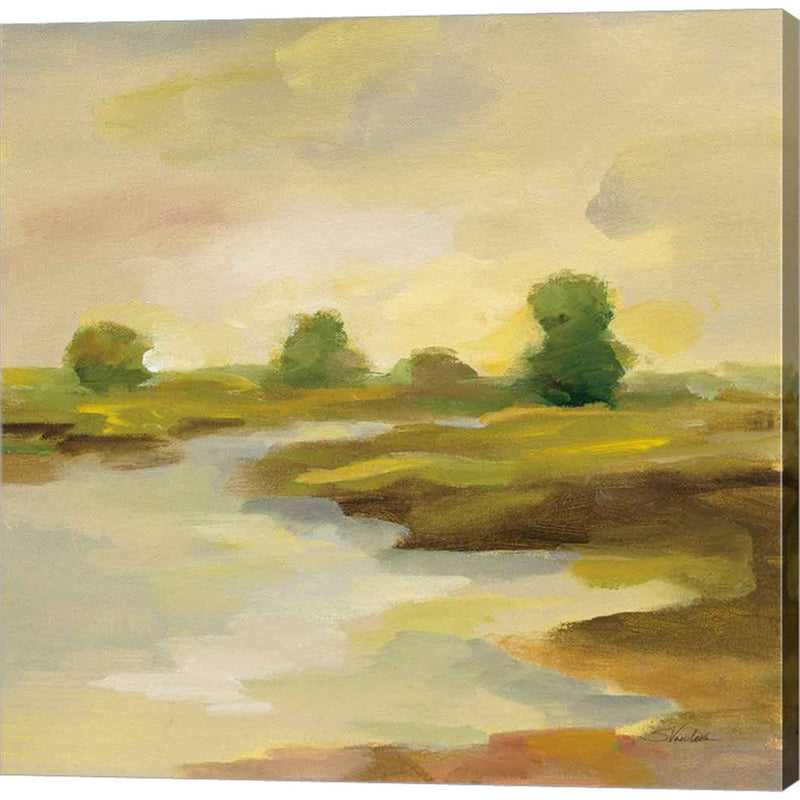 Chartreuse Fields I by Silvia Vassileva, Canvas Art