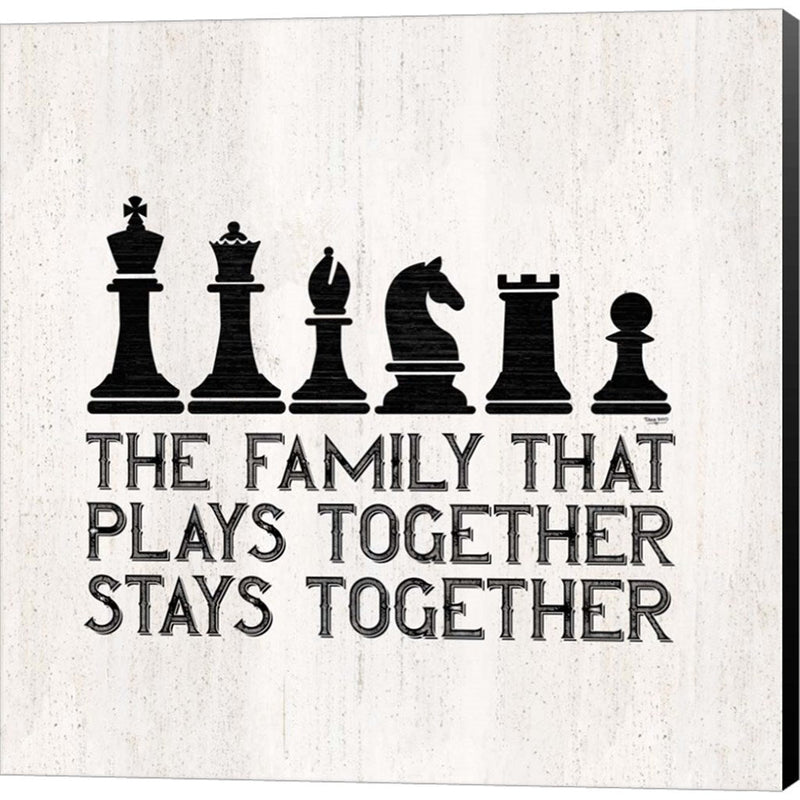 Chess Sentiment II-Family by Tara Reed, Canvas Art