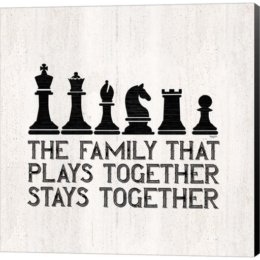 Chess Sentiment II-Family by Tara Reed, Canvas Art