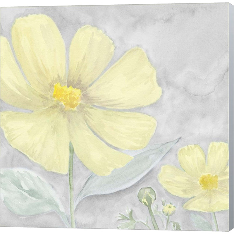 Peaceful Repose Gray & Yellow III by Tara Reed, Canvas Art