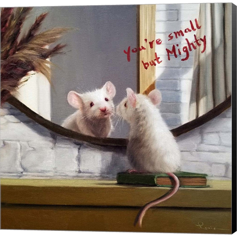 Mighty Mouse by Lucia Heffernan, Canvas Art