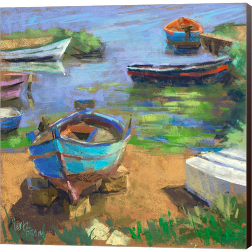 Fishing Boats in Marsala by Nancie King Mertz, Canvas Art