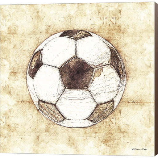 Soccer Sketch by Susan Ball, Canvas Art