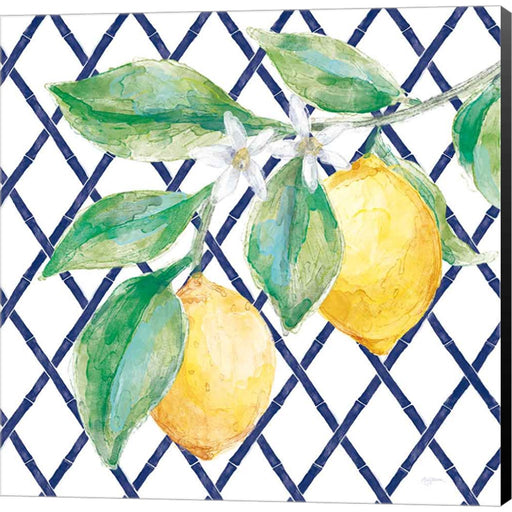Everyday Chinoiserie Lemons II by Mary Urban, Canvas Art