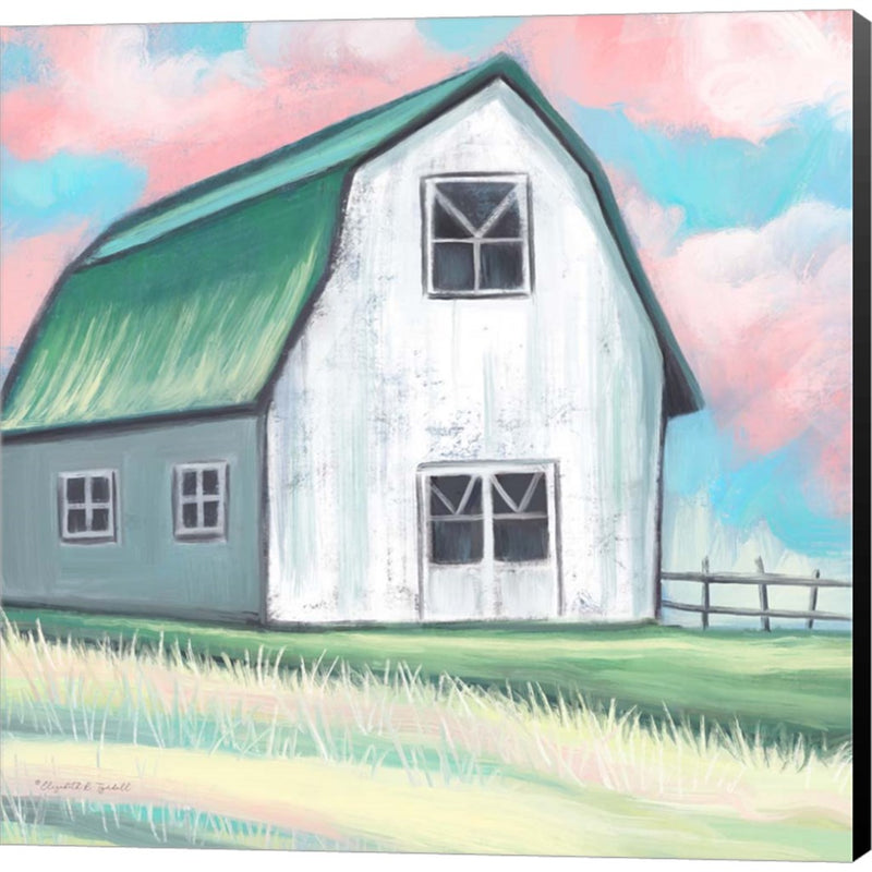 Farmhouse Barn by Elizabeth Tyndall, Canvas Art