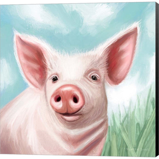Farmhouse Pig by Elizabeth Tyndall, Canvas Art
