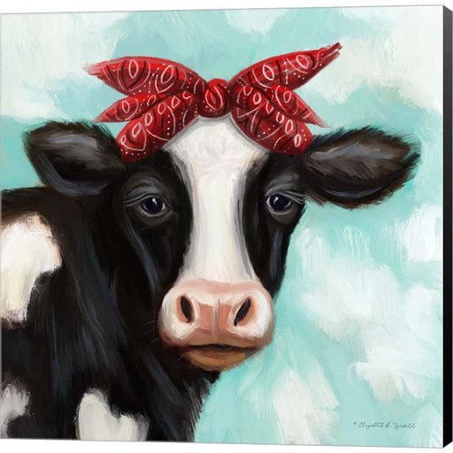 Cow Girl by Elizabeth Tyndall, Canvas Art