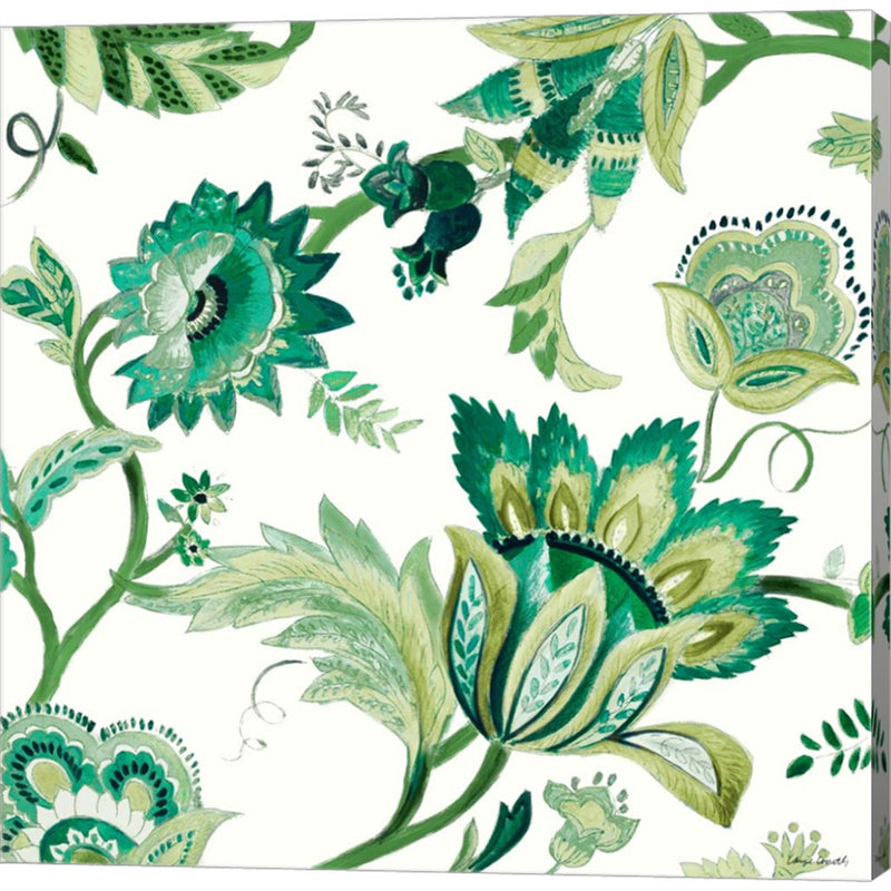 Green Capri Floral I by Lanie Loreth, Canvas Art
