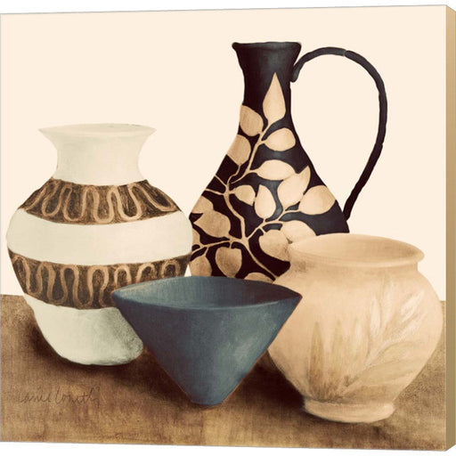 Decorative Beige Vessels I by Lanie Loreth, Canvas Art