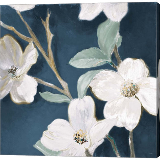 Bella Fiori on Navy I by Lanie Loreth, Canvas Art