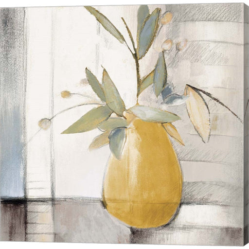 Golden Afternoon Bamboo Leaves II by Lanie Loreth, Canvas Art