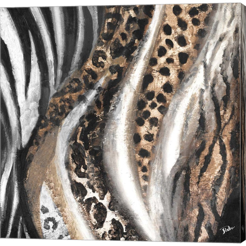 African Touch Square by Patricia Pinto, Canvas Art