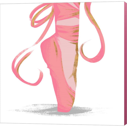 Ballet Point Shoe with Gold Accents by SD Graphics Studio, Canvas Art