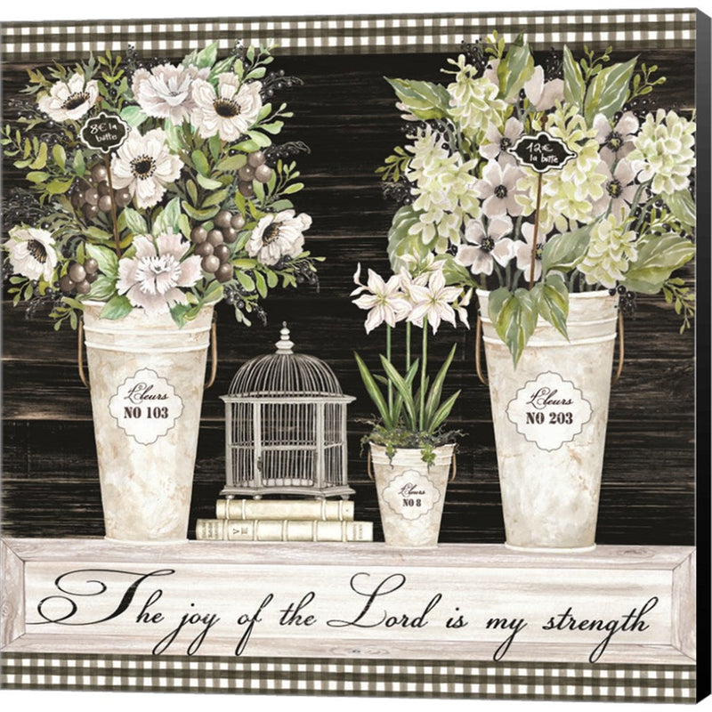 The Joy of the Lord Still Life by Cindy Jacobs, Canvas Art