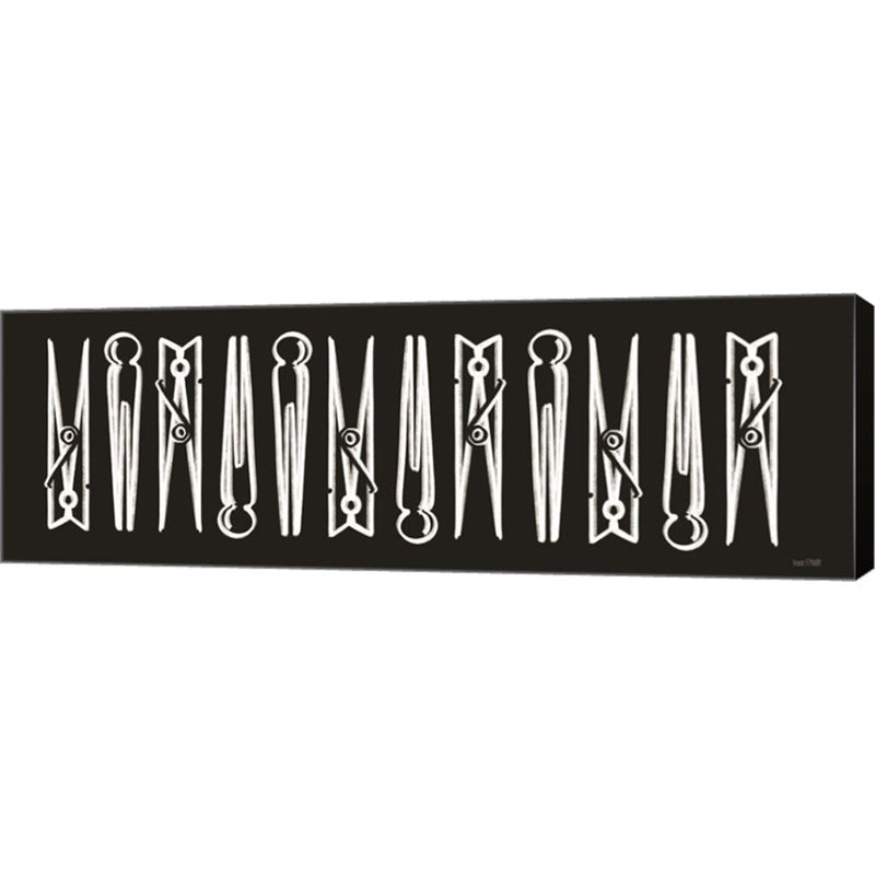 Laundry Clothespins by House Fenway, Canvas Art