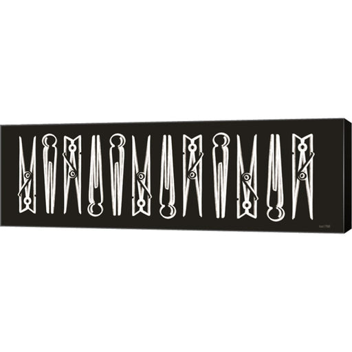 Laundry Clothespins by House Fenway, Canvas Art