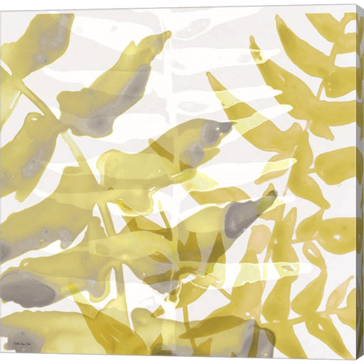 Yellow-Gray Leaves 1 by Stellar Design Studio, Canvas Art
