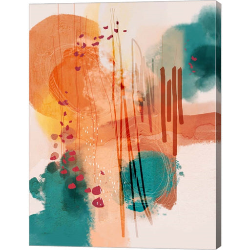 Sunset Moon 01 by Ishita Banerjee, Canvas Art