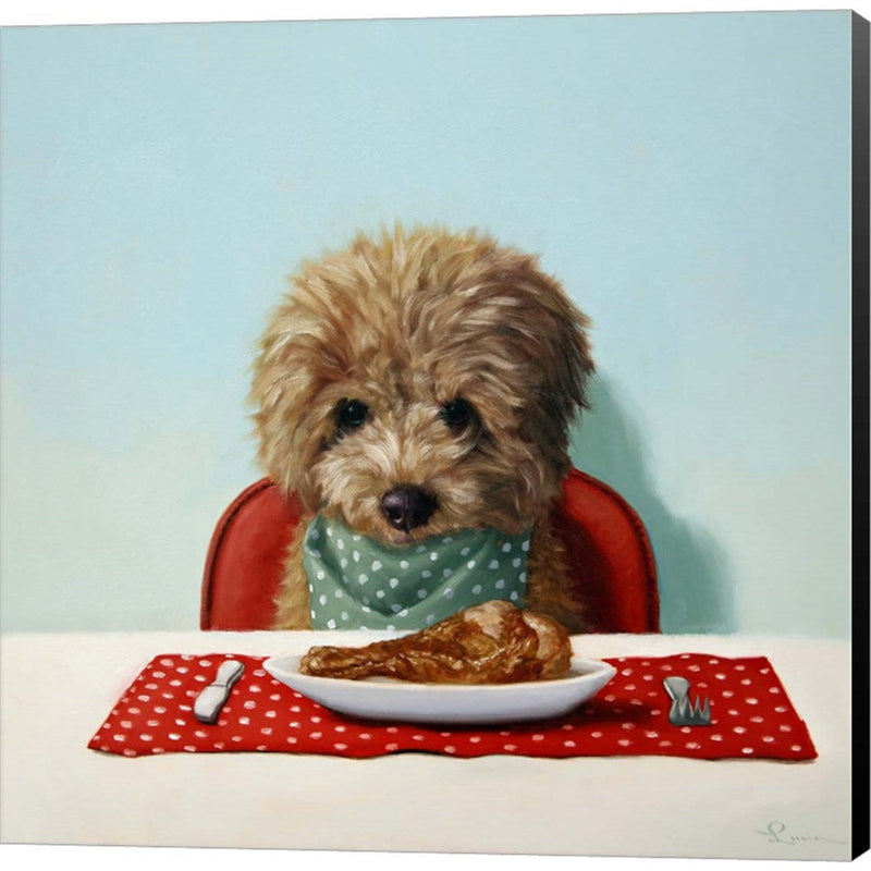 Puppy Chow by Lucia Heffernan, Canvas Art