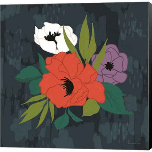 Bright Floral II by Lady Louise Designs, Canvas Art