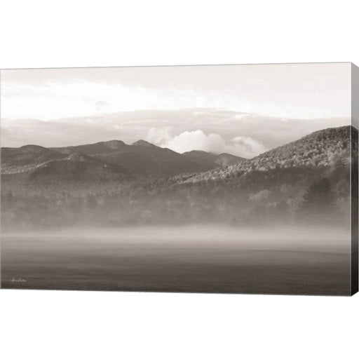 Foggy Morning Mountains by Lori Deiter, Canvas Art