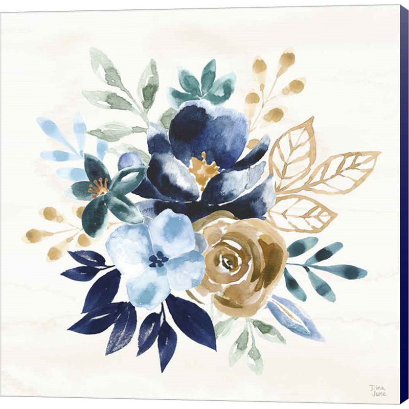 Indigo Splash X by Dina June, Canvas Art