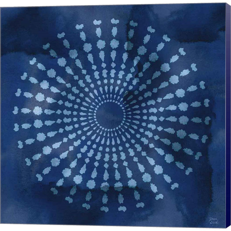 Indigo Splash V by Dina June, Canvas Art