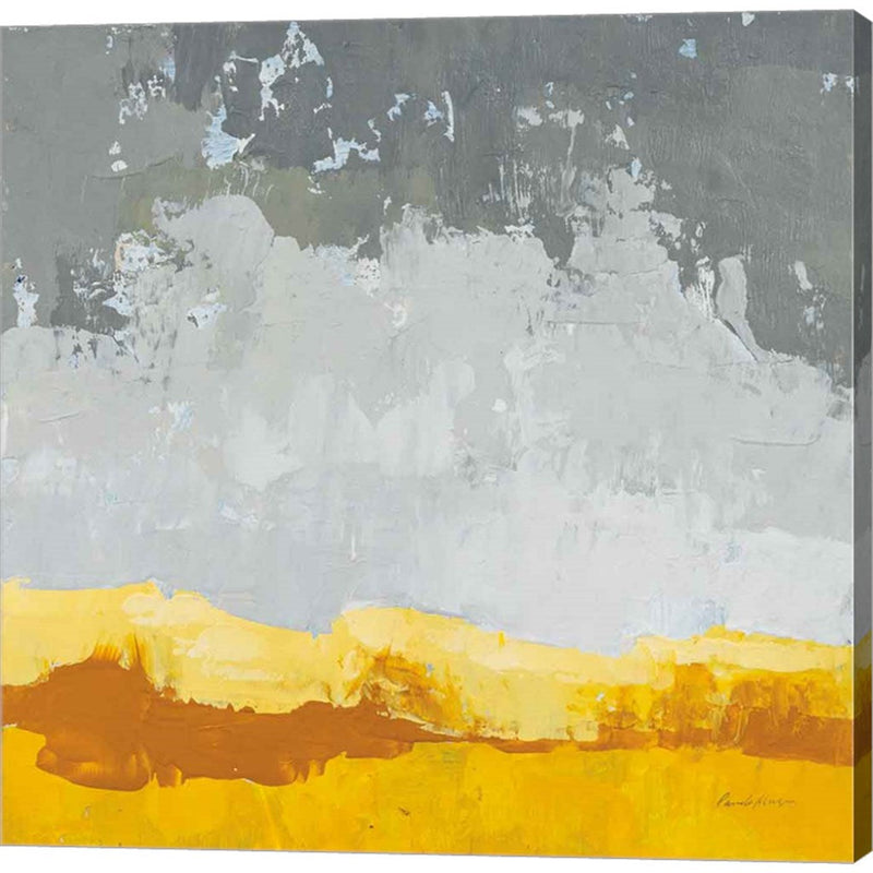 Landscape Yellow Grey by Pamela Munger, Canvas Art