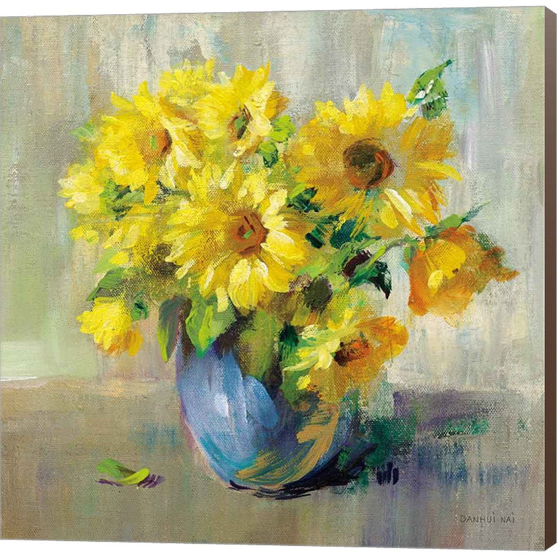 Sunflower Still Life II by Danhui Nai, Canvas Art
