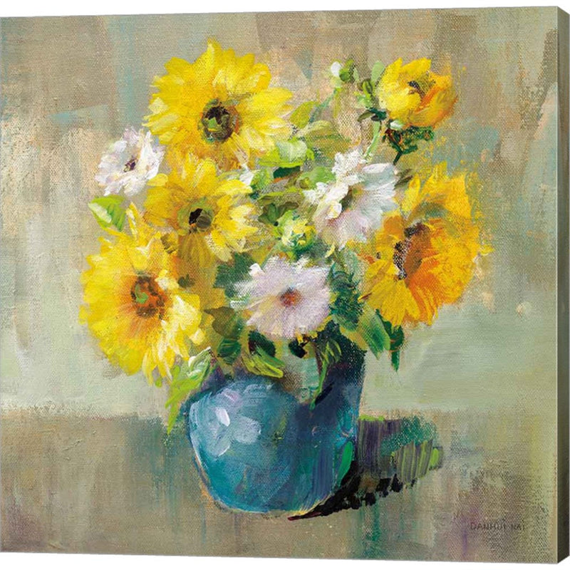 Sunflower Still Life I by Danhui Nai, Canvas Art