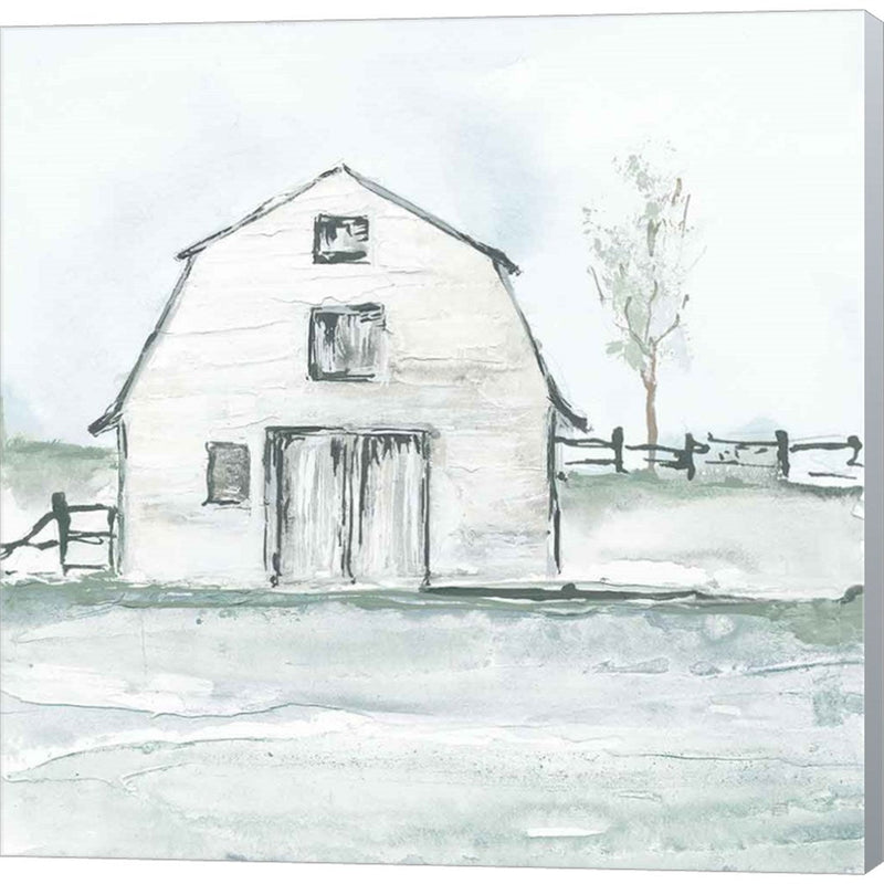 Neutral Barn III by Chris Paschke, Canvas Art