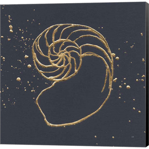 Gold Nautilus II by Chris Paschke, Canvas Art
